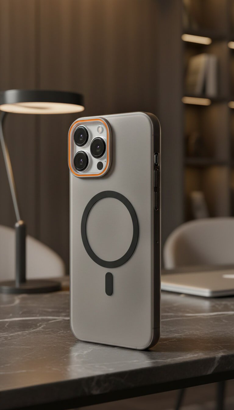 iPhone 14 Pro Uyumlu Magsafe Wireless Şarj Özellikli Mat Sert Arka Kapak Kılıf
