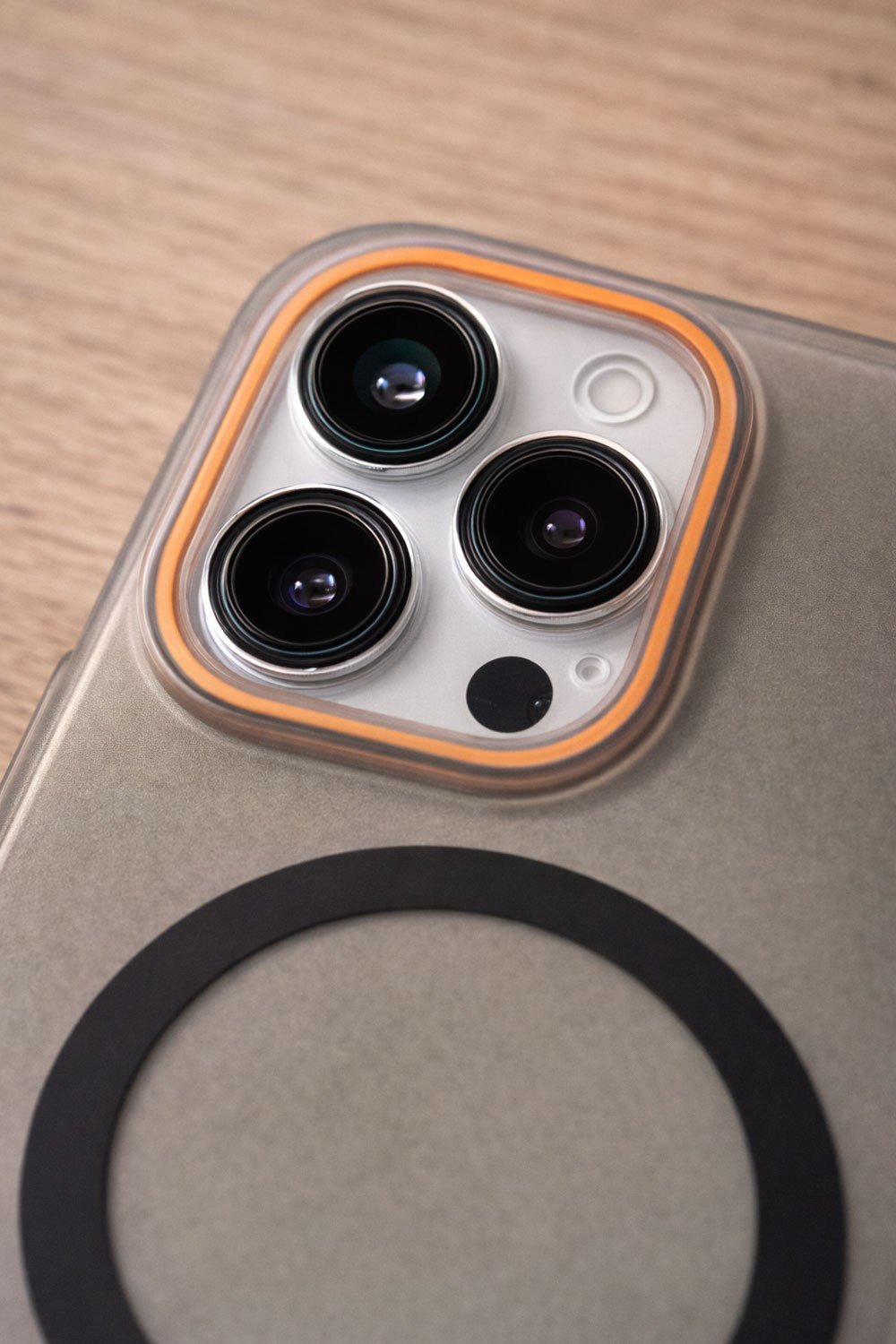 iPhone 15 Pro Max Uyumlu Magsafe Wireless Şarj Özellikli Mat Sert Arka Kapak Kılıf