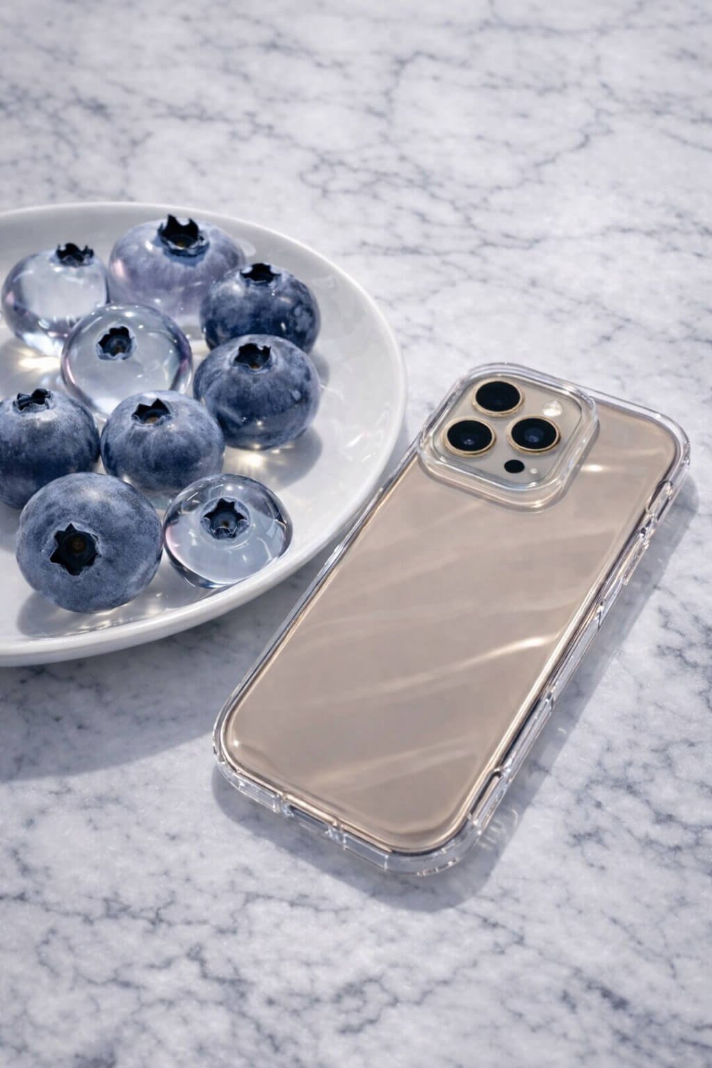 iPhone 15 Pro Uyumlu Telefon Kılıfı Kamera Çıkıntılı Kabartmalı Parlak Desenli Darbe Emici Silikon Kılıf