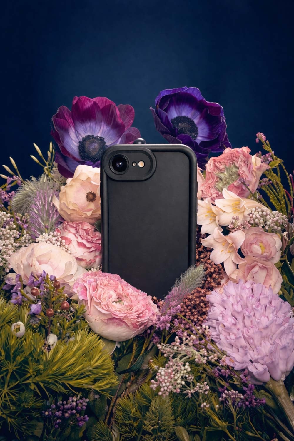 iPhone 16 E Uyumlu Kamera Çıkıntılı Mat Silikon Telefon Kılıfı