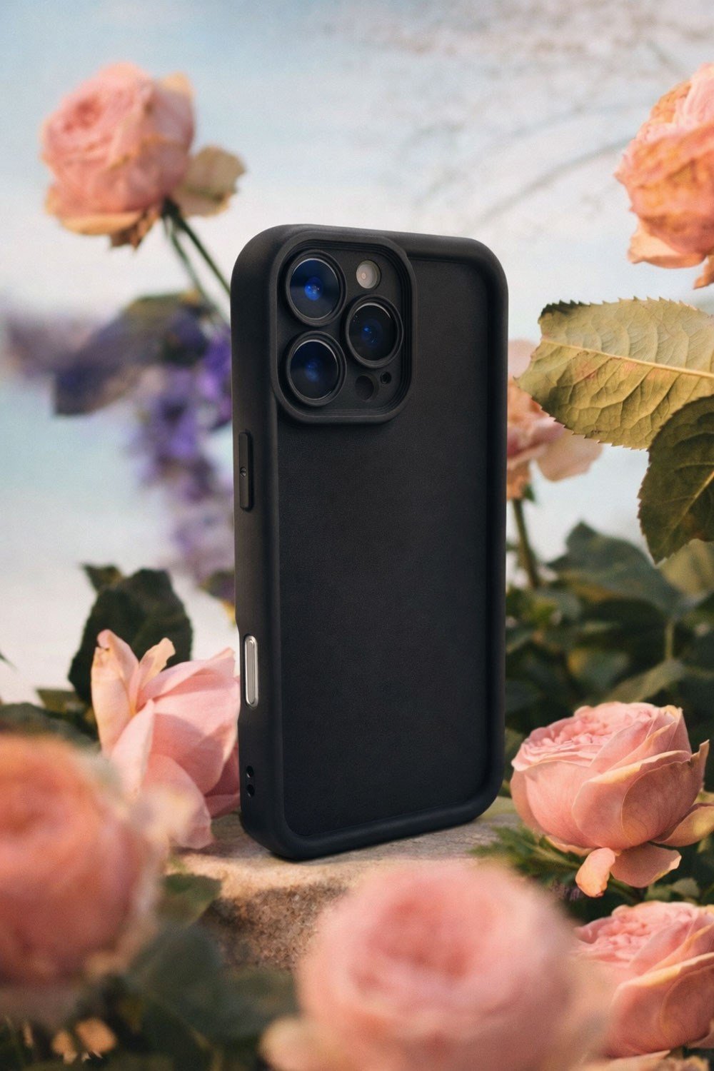 iPhone 16 PRO MAX Uyumlu Kamera Çıkıntılı Mat Silikon Telefon Kılıfı