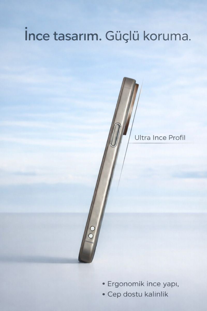 iPhone 16 Pro Uyumlu Magsafe Wireless Şarj Özellikli Mat Sert Arka Kapak Kılıf