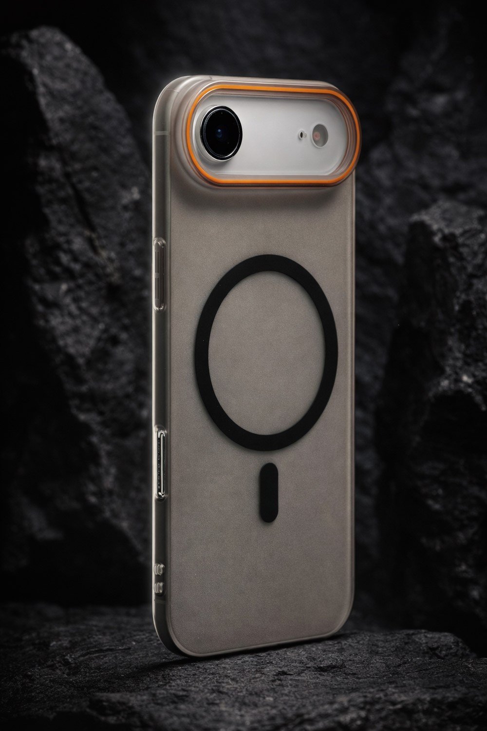 iPhone 17 Air Uyumlu Magsafe Wireless Şarj Özellikli Mat Sert Arka Kapak Kılıf