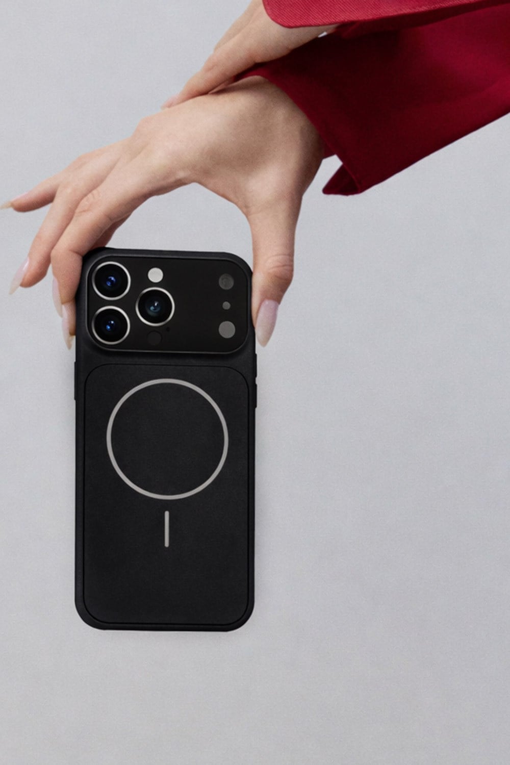 iPhone 17 Pro Max Uyumlu Kamera Korumalı Magsafe Wireless Şarj Özellikli Full Glass Arka Kapak