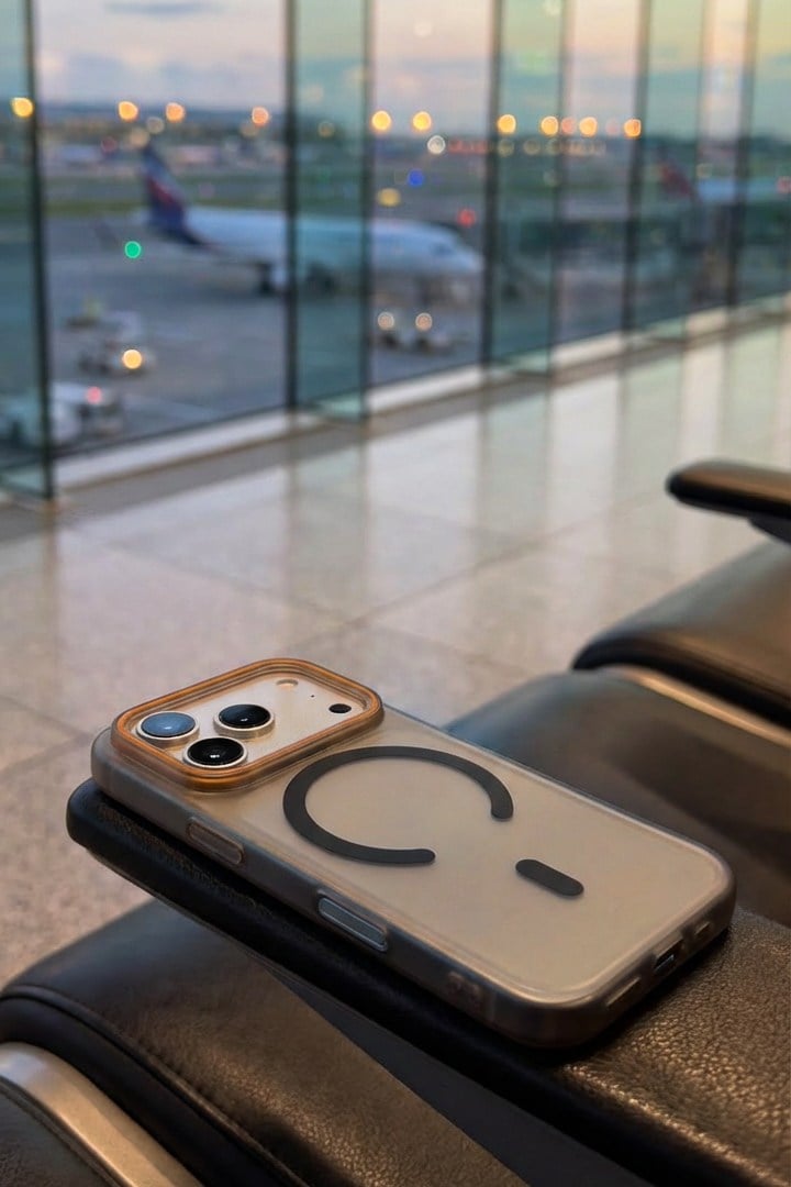 iPhone 17 Pro Max Uyumlu Magsafe Wireless Şarj Özellikli Mat Sert Arka Kapak Kılıf