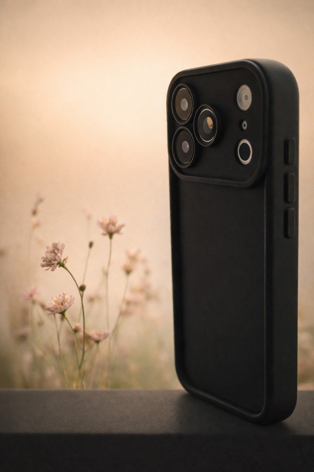 iPhone 17 PRO Uyumlu Kamera Çıkıntılı Mat Silikon Telefon Kılıfı