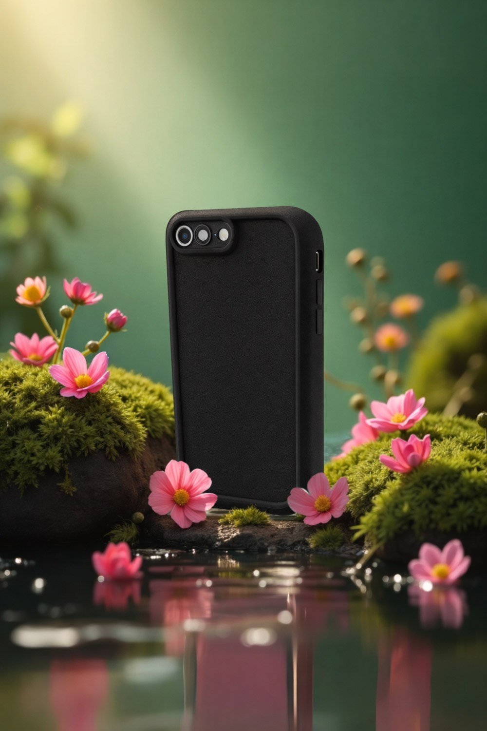iPhone 7 Plus  Uyumlu Kamera Çıkıntılı Mat Silikon Telefon Kılıfı