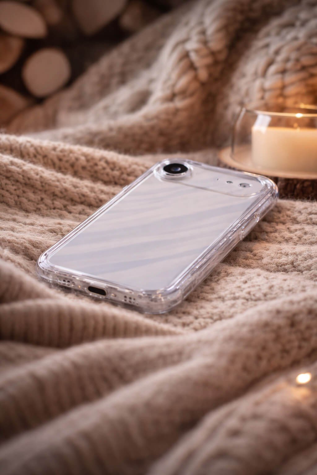 iPhone Air Uyumlu Telefon Kılıfı Kamera Çıkıntılı Kabartmalı Parlak Desenli Darbe Emici Silikon Kılıf
