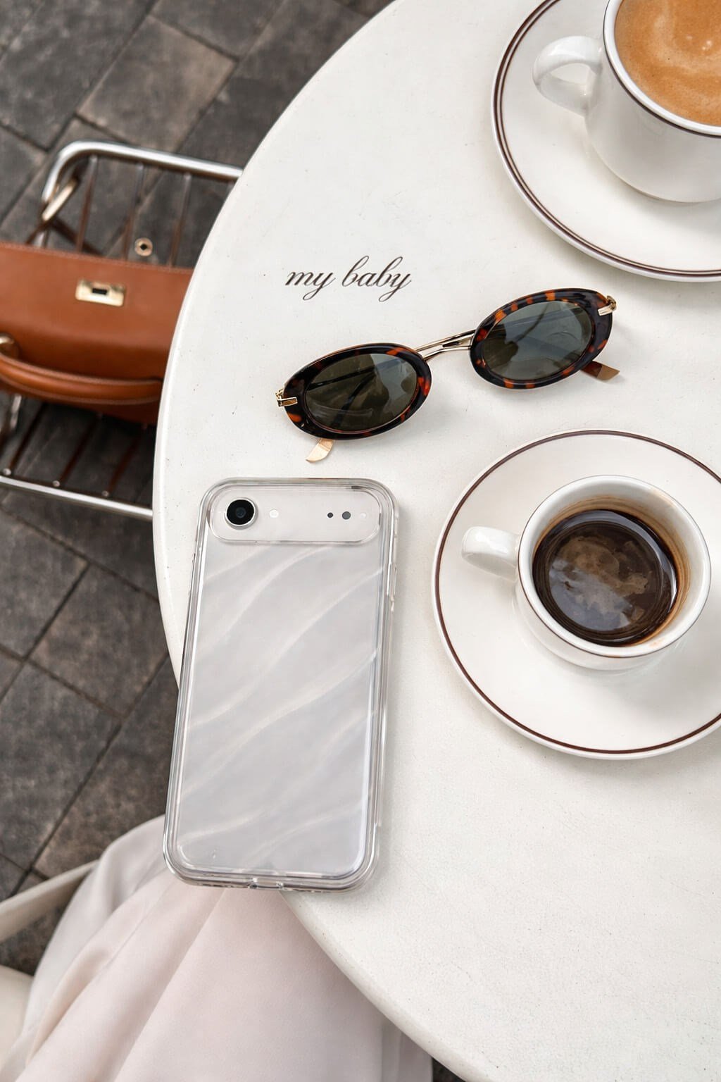 iPhone Air Uyumlu Telefon Kılıfı Kamera Çıkıntılı Kabartmalı Parlak Desenli Darbe Emici Silikon Kılıf