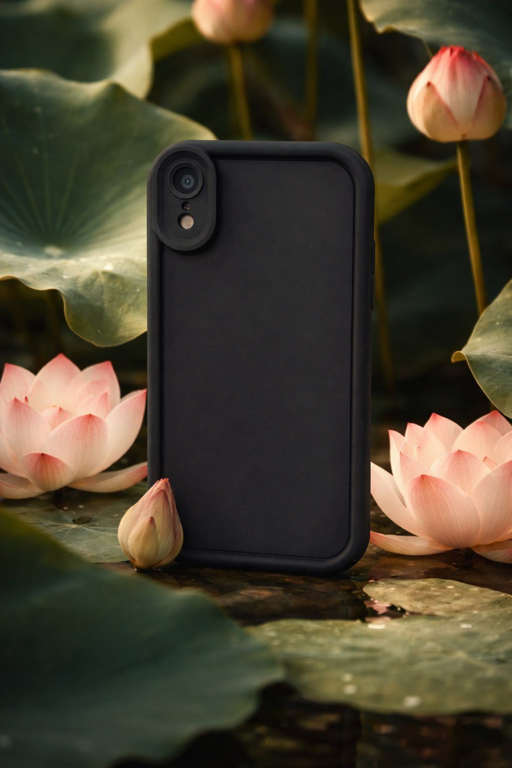 iPhone XR Uyumlu Kamera Çıkıntılı Mat Silikon Telefon Kılıfı