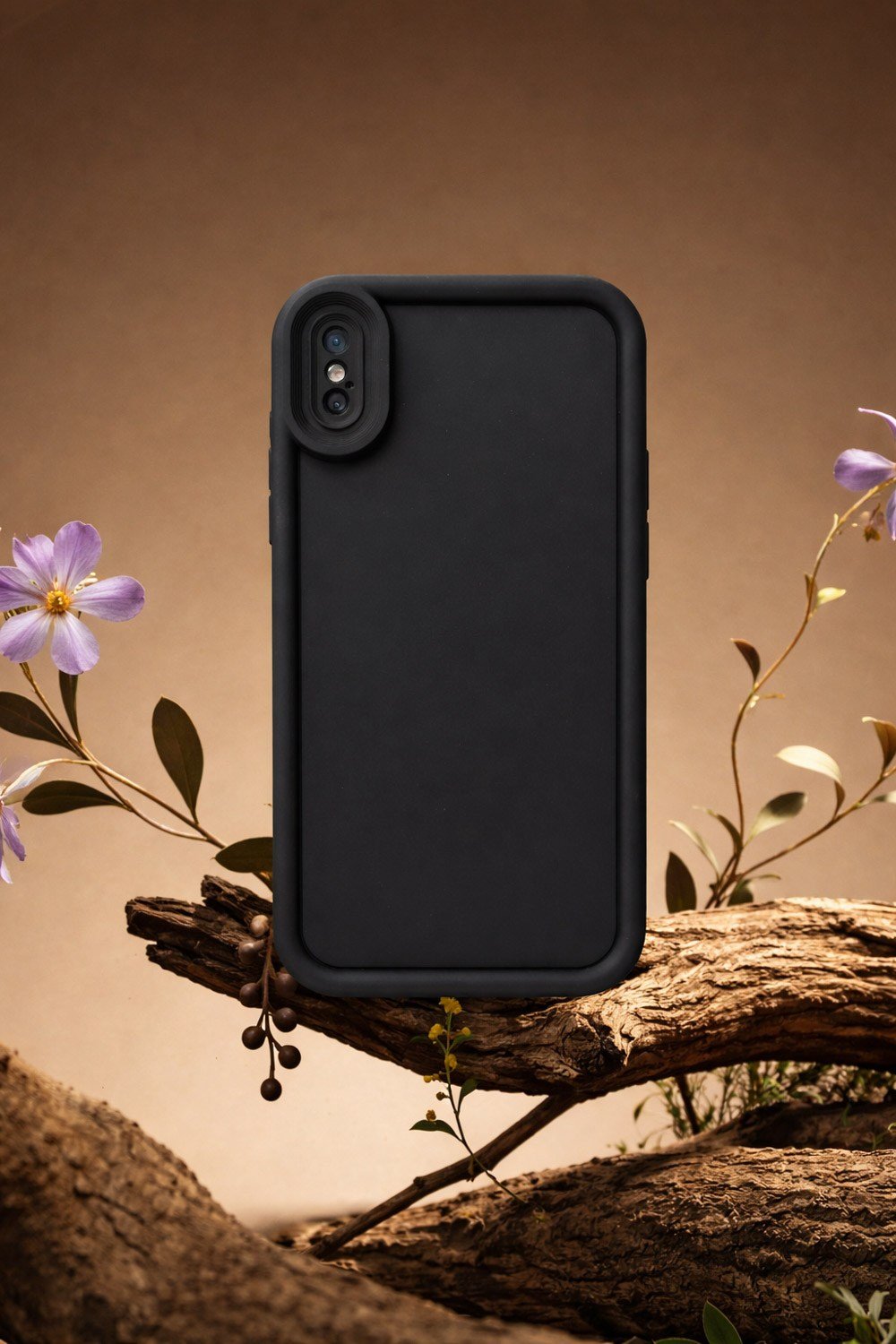 iPhone XS Max Uyumlu Kamera Çıkıntılı Mat Silikon Telefon Kılıfı