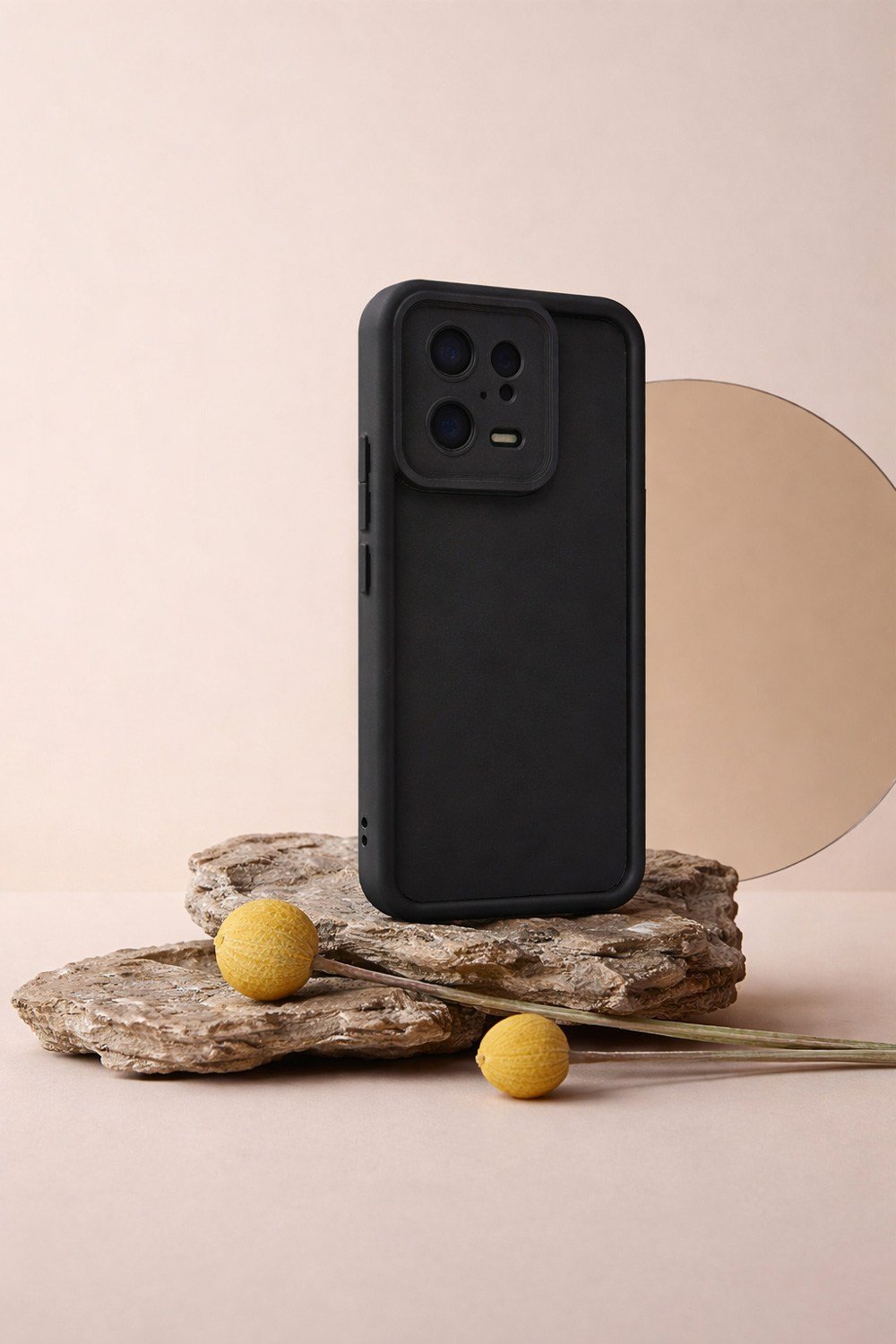 mi 13 Uyumlu Kamera Çıkıntılı Mat Silikon Telefon Kılıfı