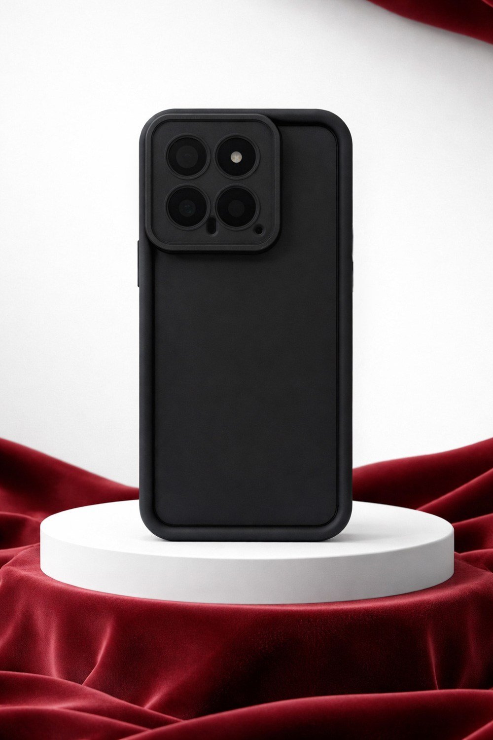 mi 14 Uyumlu Kamera Çıkıntılı Mat Silikon Telefon Kılıfı