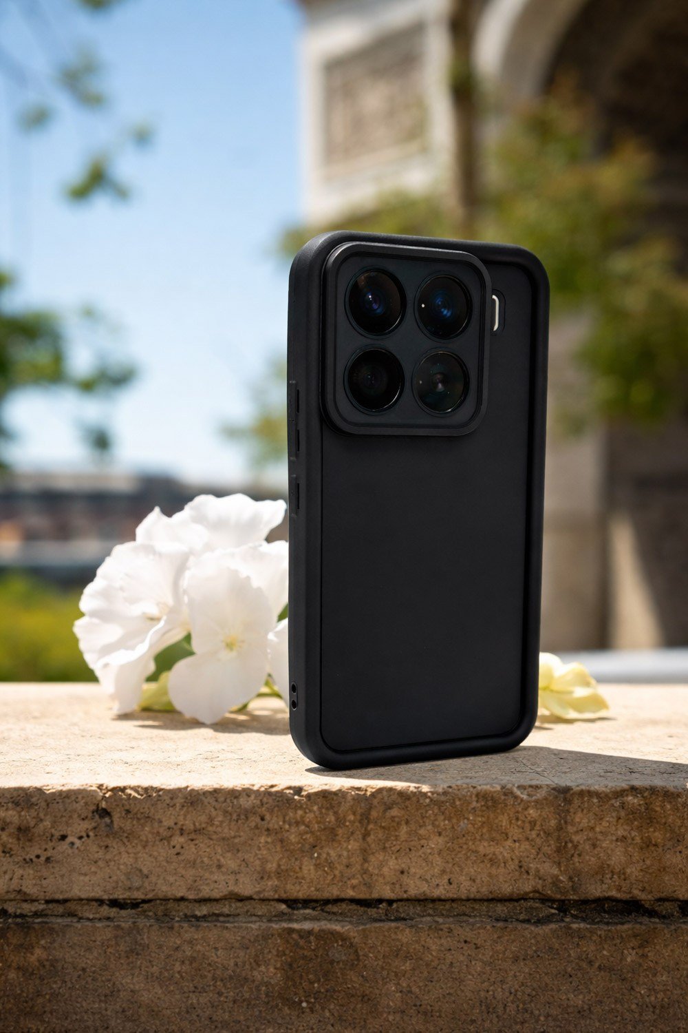 mi 15 PRO Uyumlu Kamera Çıkıntılı Mat Silikon Telefon Kılıfı