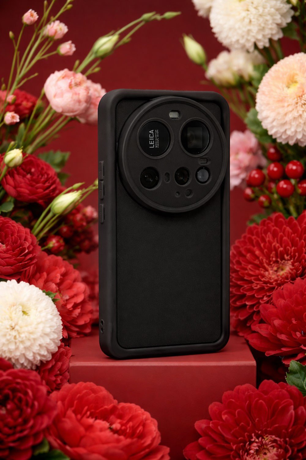 mi 15 ULTRA Uyumlu Kamera Çıkıntılı Mat Silikon Telefon Kılıfı