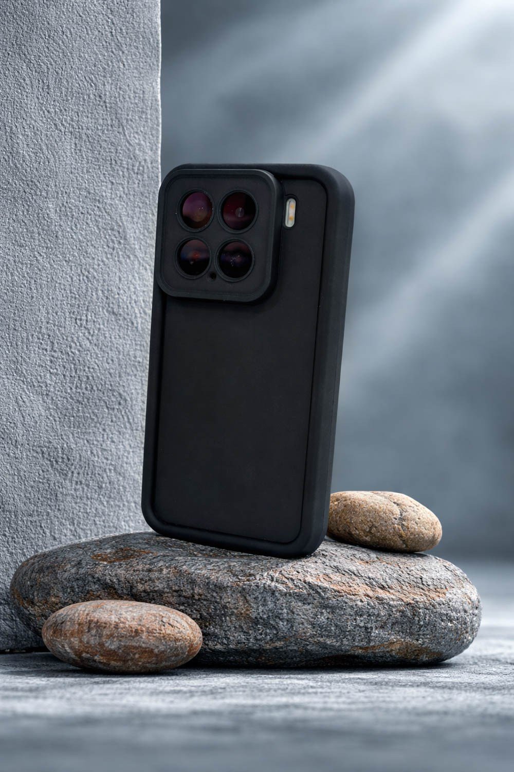 mi 15 Uyumlu Kamera Çıkıntılı Mat Silikon Telefon Kılıfı
