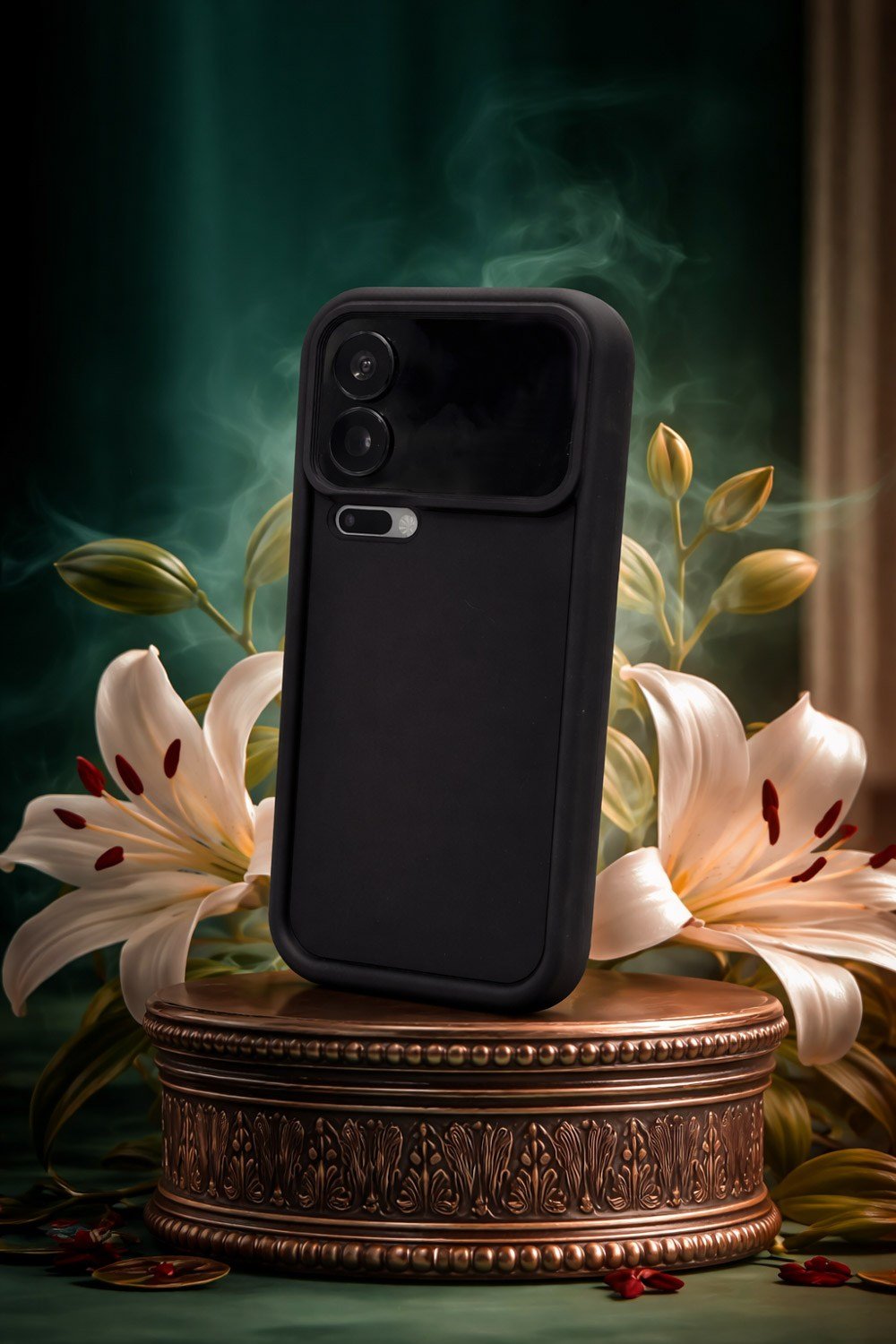 mi 17 PRO Uyumlu Kamera Çıkıntılı Mat Silikon Telefon Kılıfı