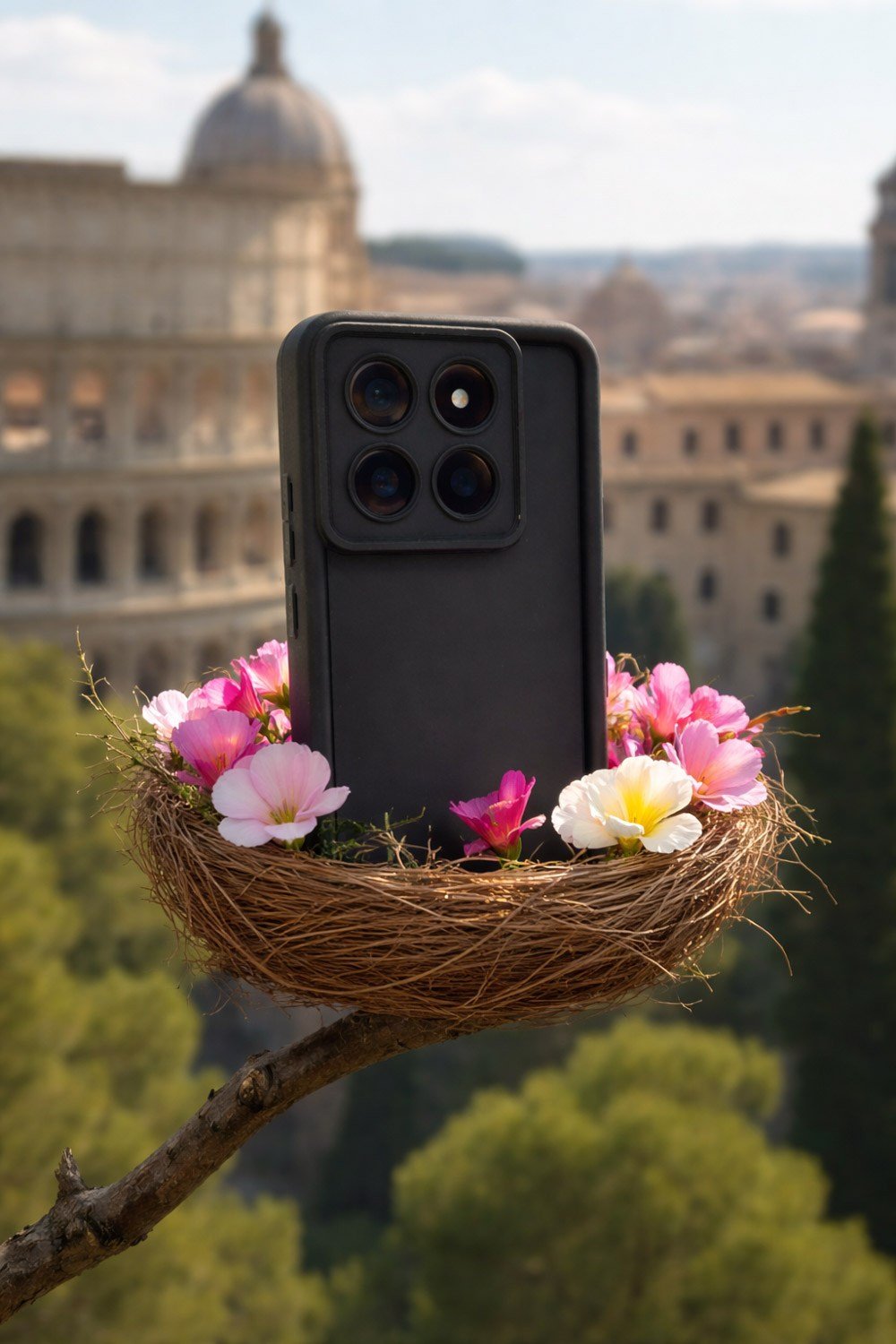 mi 17 Uyumlu Kamera Çıkıntılı Mat Silikon Telefon Kılıfı