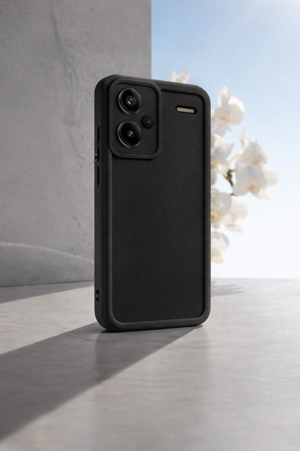 mi Redmi Note 13 Pro PLUS Uyumlu Kamera Çıkıntılı Mat Silikon Telefon Kılıfı