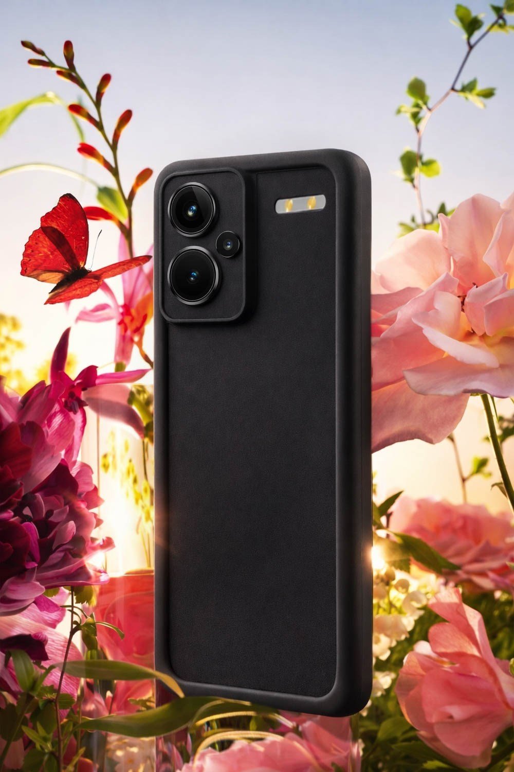 mi Redmi Note 13 Pro PLUS Uyumlu Kamera Çıkıntılı Mat Silikon Telefon Kılıfı