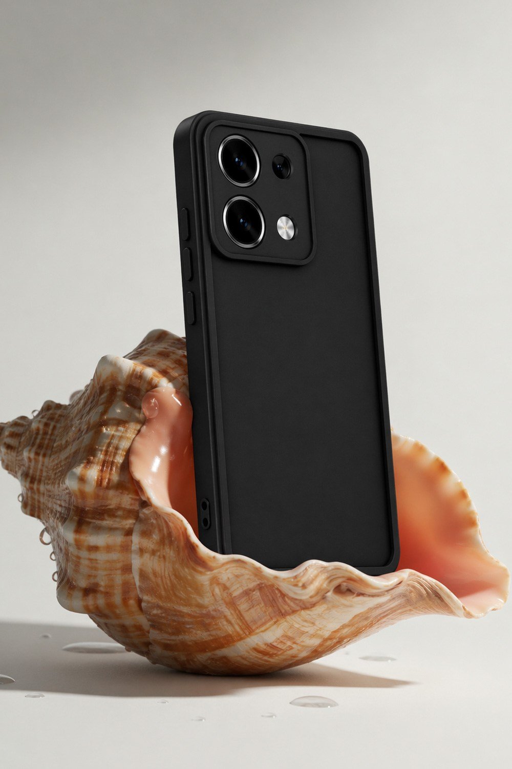 mi Redmi Note 13 Uyumlu Kamera Çıkıntılı Mat Silikon Telefon Kılıfı