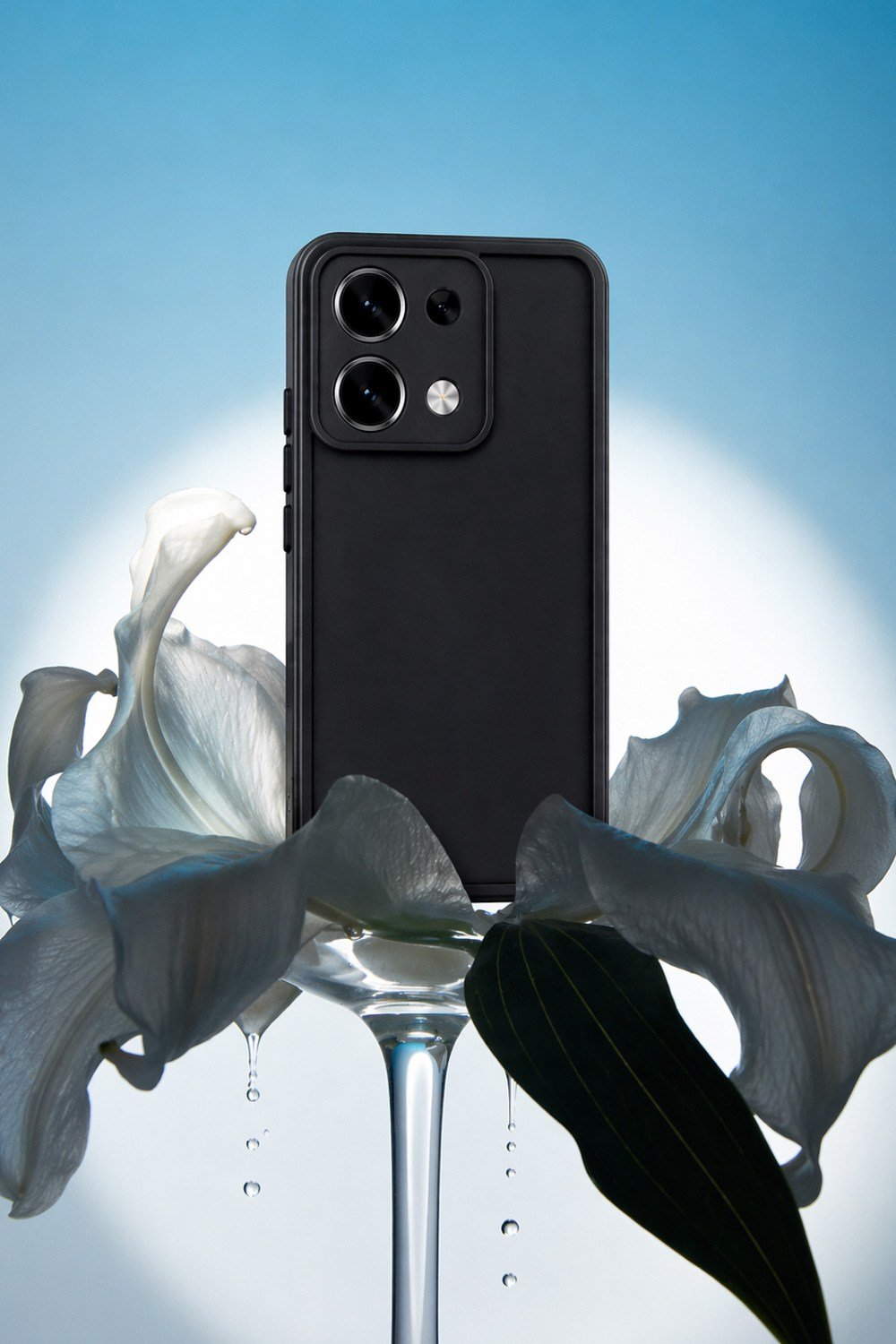 mi Redmi Note 13 Uyumlu Kamera Çıkıntılı Mat Silikon Telefon Kılıfı