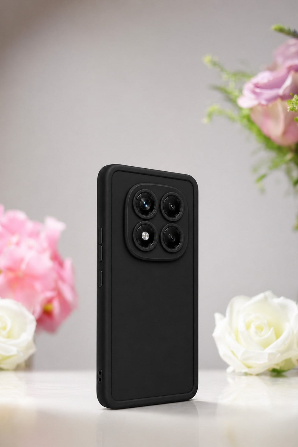 mi Redmi Note 14 PRO Uyumlu Kamera Çıkıntılı Mat Silikon Telefon Kılıfı