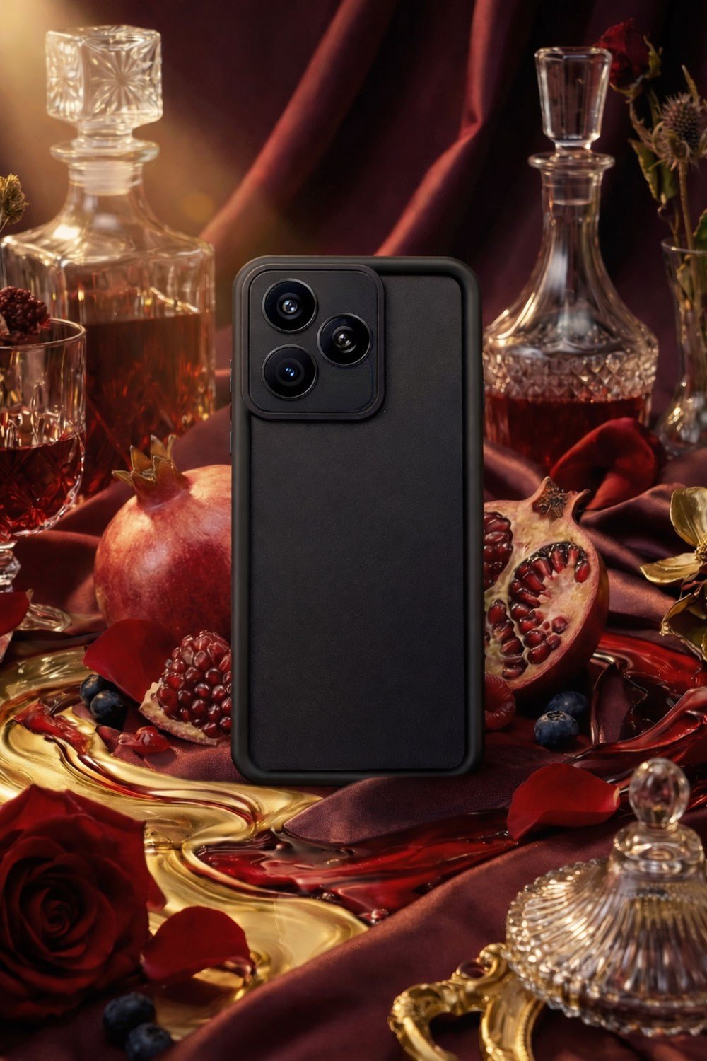 mi Redmi Turbo 3 VE POCO F6 Uyumlu Kamera Çıkıntılı Mat Silikon Telefon Kılıfı