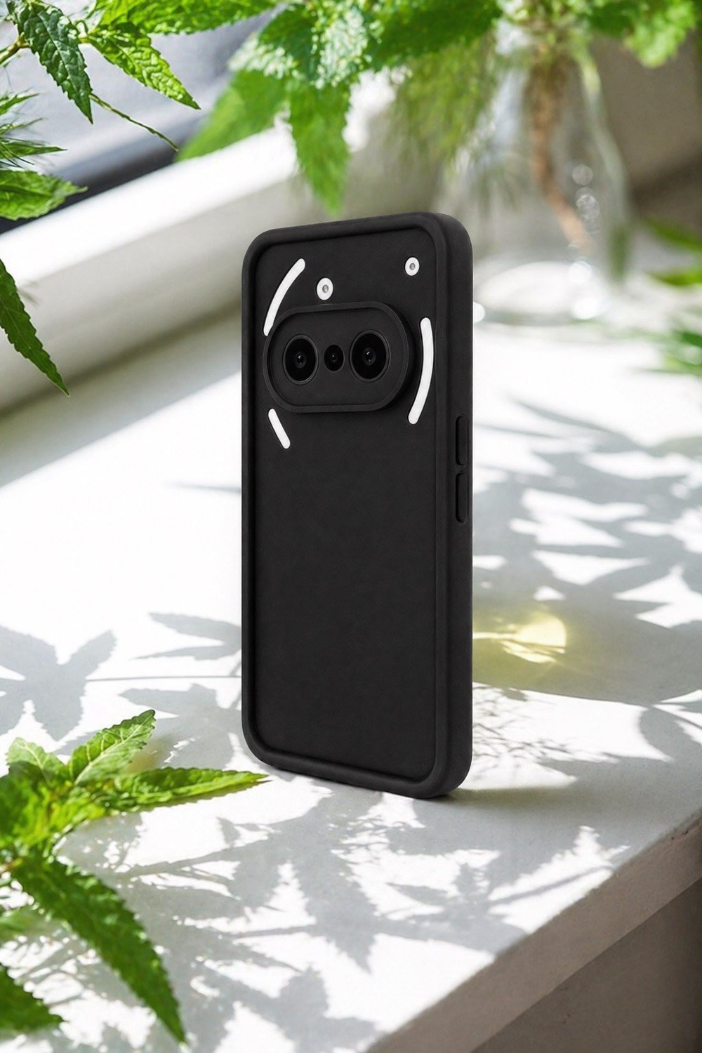 Nothing Phone 3A Uyumlu Kamera Çıkıntılı Mat Silikon Telefon Kılıfı