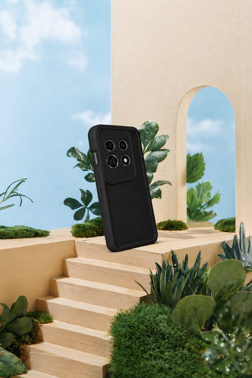 OnePlus 11 Uyumlu Kamera Çıkıntılı Mat Silikon Telefon Kılıfı