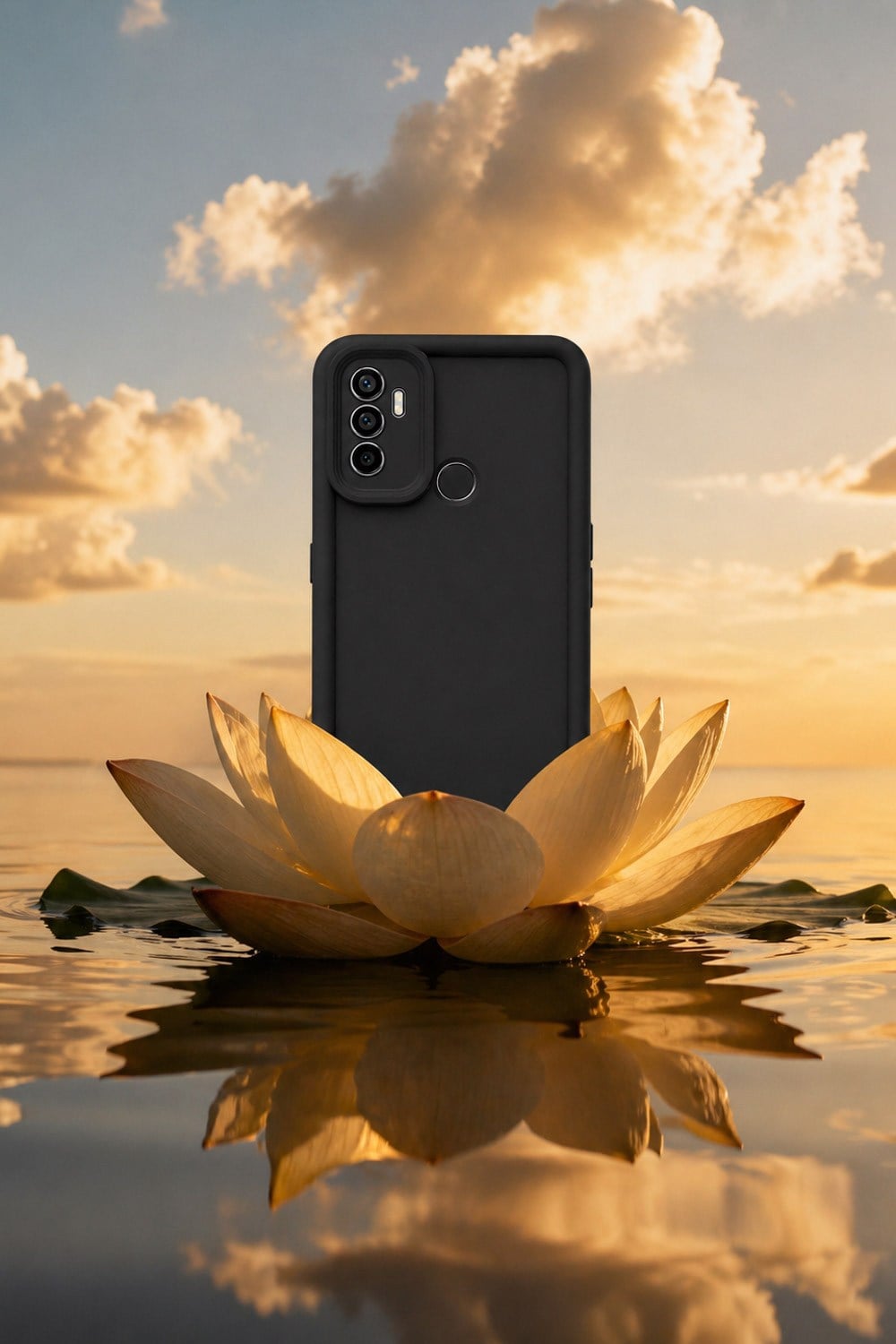Oppo A53 4G Uyumlu Kamera Çıkıntılı Mat Silikon Telefon Kılıfı