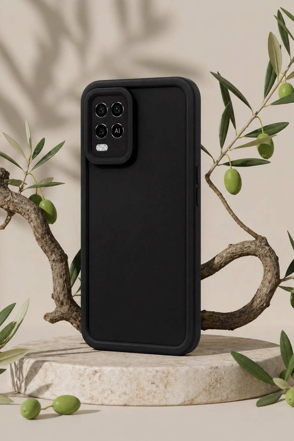 Oppo A54 4G Uyumlu Kamera Çıkıntılı Mat Silikon Telefon Kılıfı