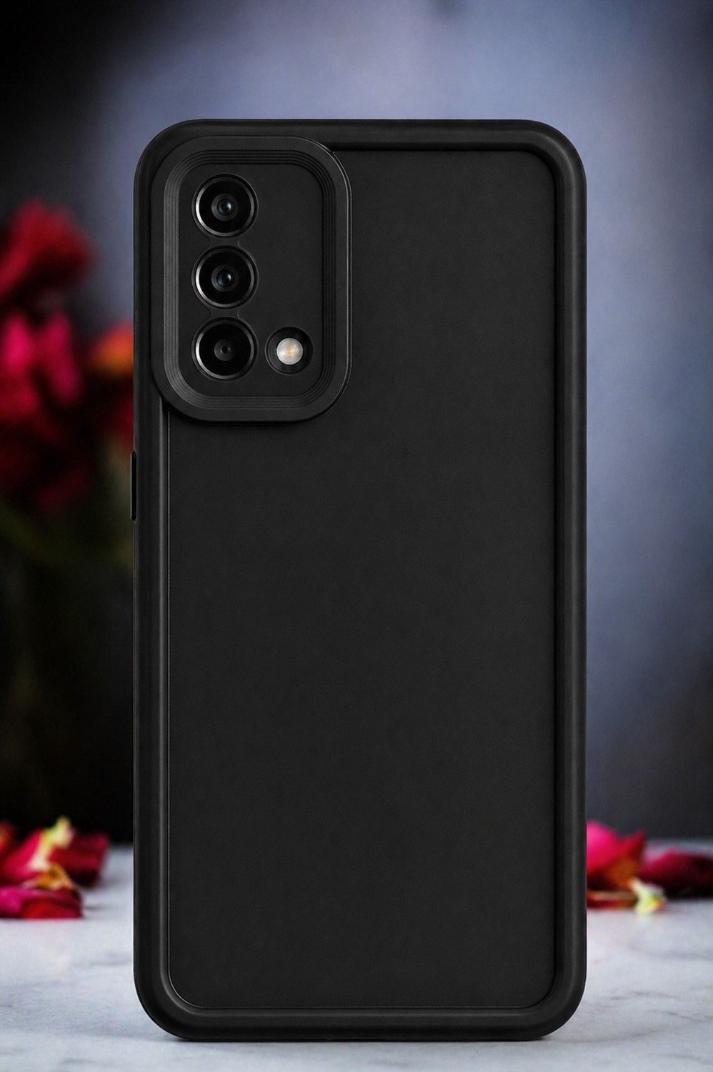 Oppo A74 4G Uyumlu Kamera Çıkıntılı Mat Silikon Telefon Kılıfı
