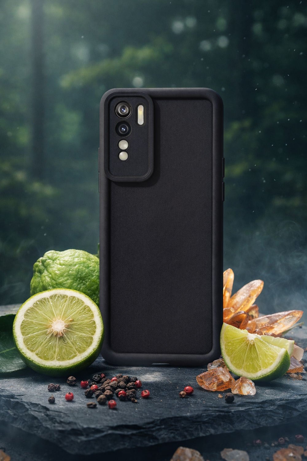 Oppo A91 4G VE OPPO RENO 3 VE OPPO F15 Uyumlu Kamera Çıkıntılı Mat Silikon Telefon Kılıfı