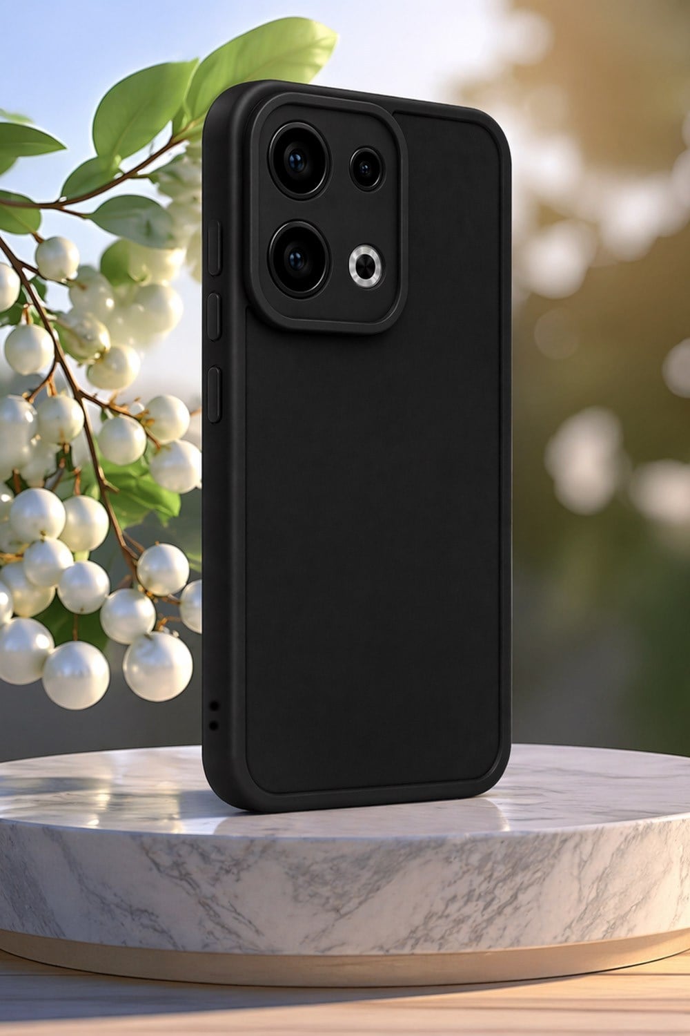 Oppo RENO 13 Uyumlu Kamera Çıkıntılı Mat Silikon Telefon Kılıfı
