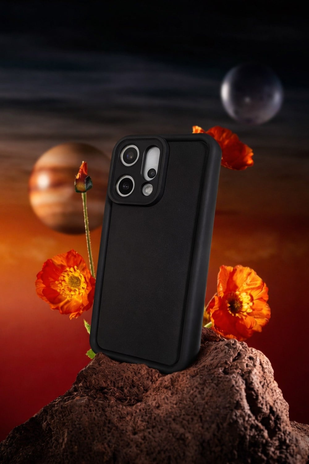 Oppo Reno 14 PRO 5G Uyumlu Kamera Çıkıntılı Mat Silikon Telefon Kılıfı