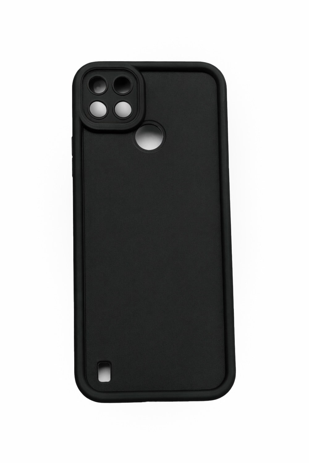 Realme C21Y VE Realme C25Y Uyumlu Kamera Çıkıntılı Mat Silikon Telefon Kılıfı