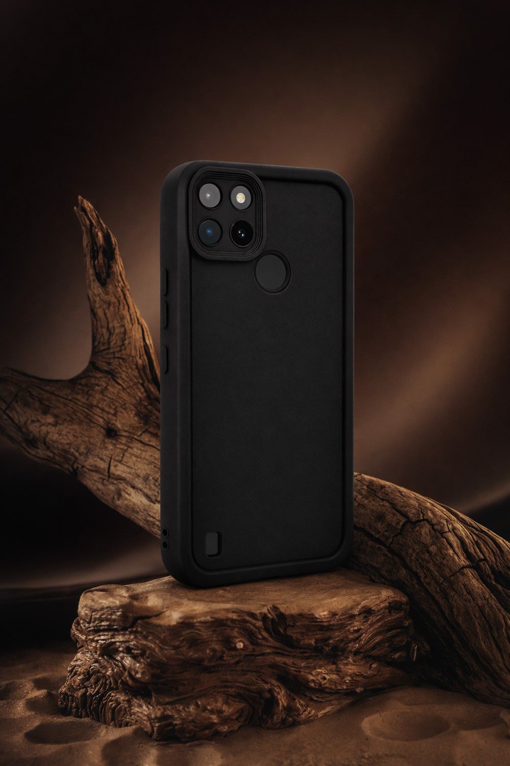 Realme C21Y VE Realme C25Y Uyumlu Kamera Çıkıntılı Mat Silikon Telefon Kılıfı