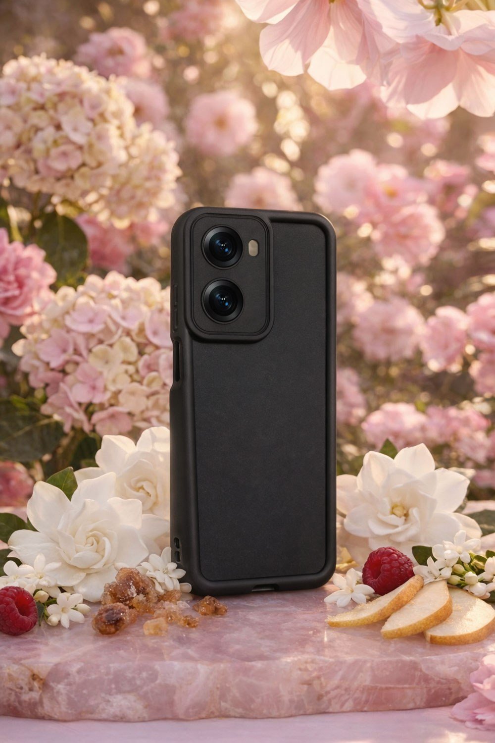 Realme C55 Uyumlu Kamera Çıkıntılı Mat Silikon Telefon Kılıfı