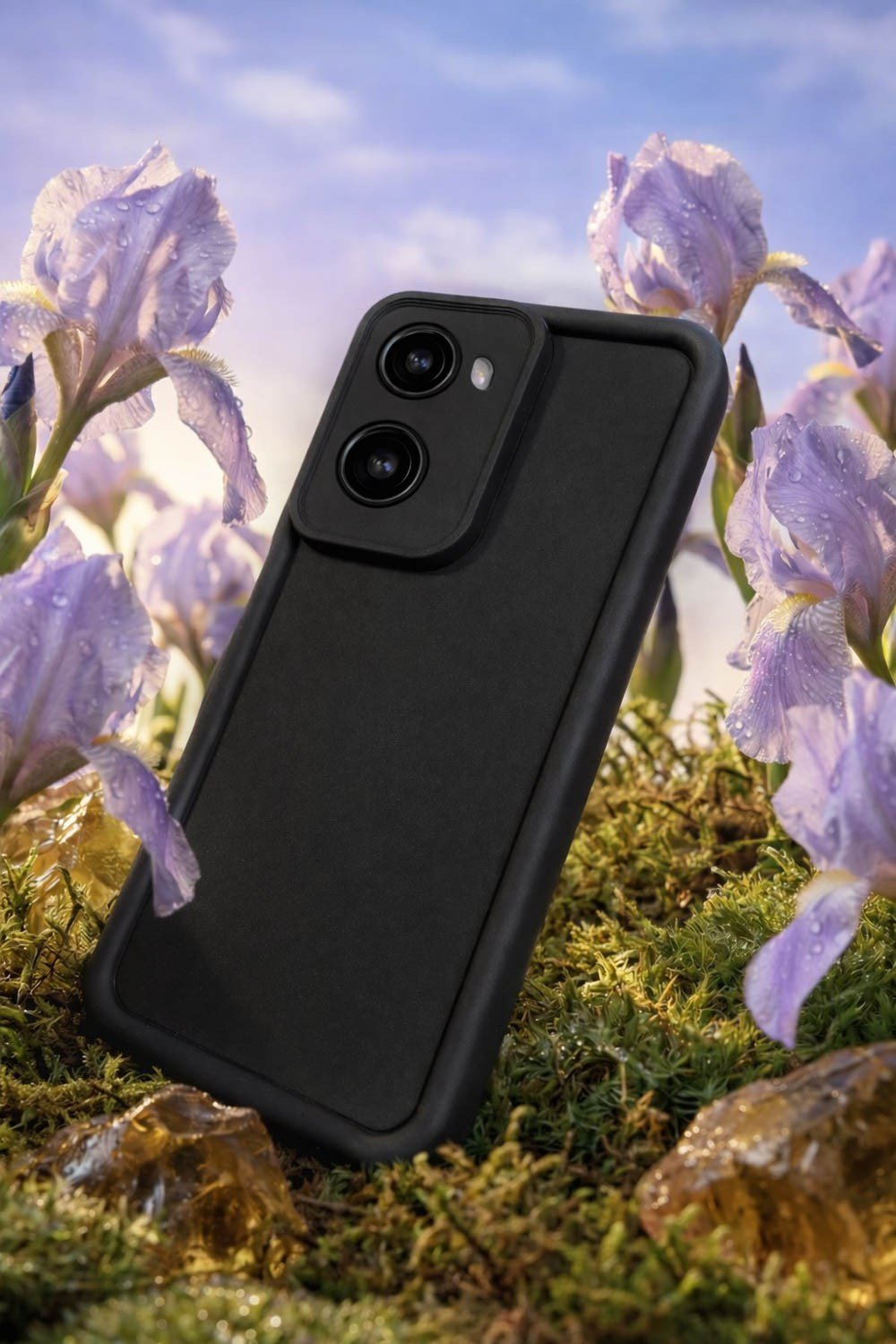 Realme C55 Uyumlu Kamera Çıkıntılı Mat Silikon Telefon Kılıfı