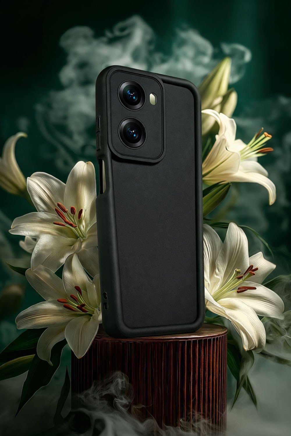 Realme C55 Uyumlu Kamera Çıkıntılı Mat Silikon Telefon Kılıfı