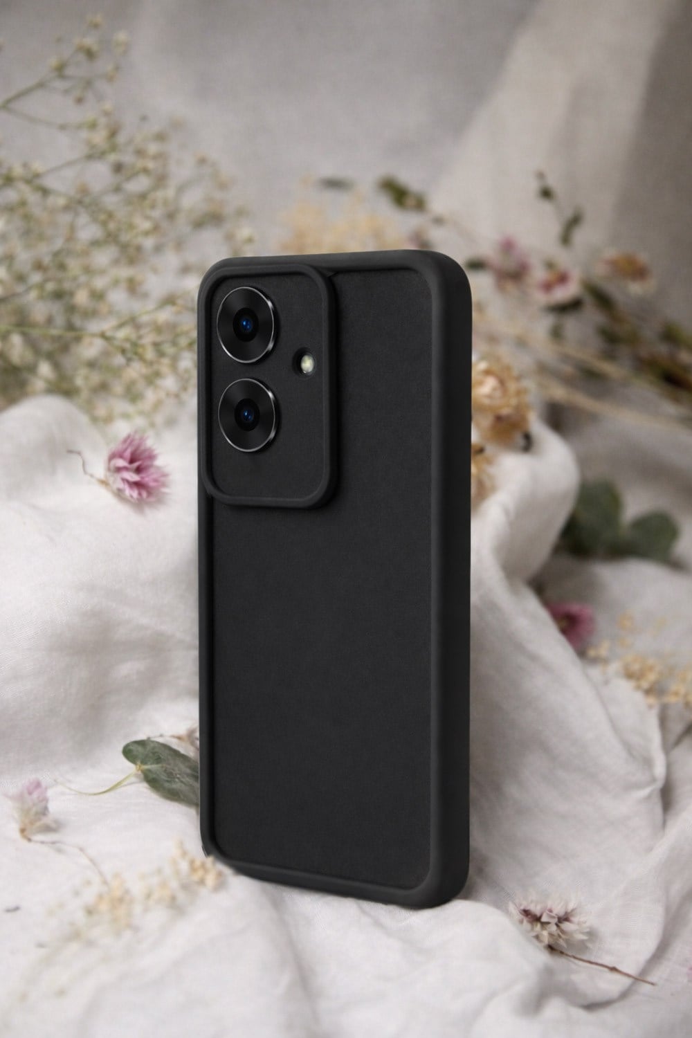 Realme C61 Uyumlu Kamera Çıkıntılı Mat Silikon Telefon Kılıfı