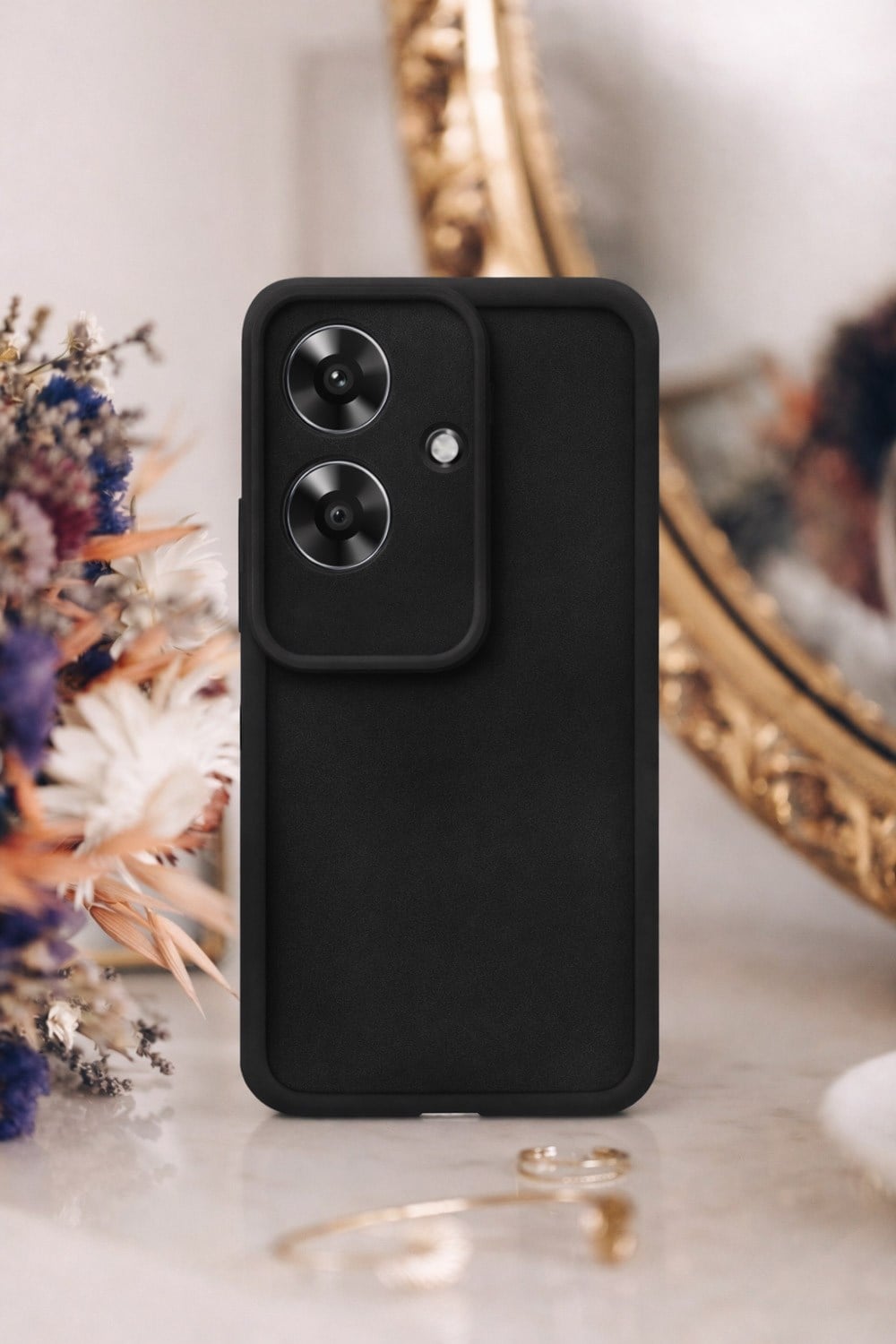 Realme C61 Uyumlu Kamera Çıkıntılı Mat Silikon Telefon Kılıfı
