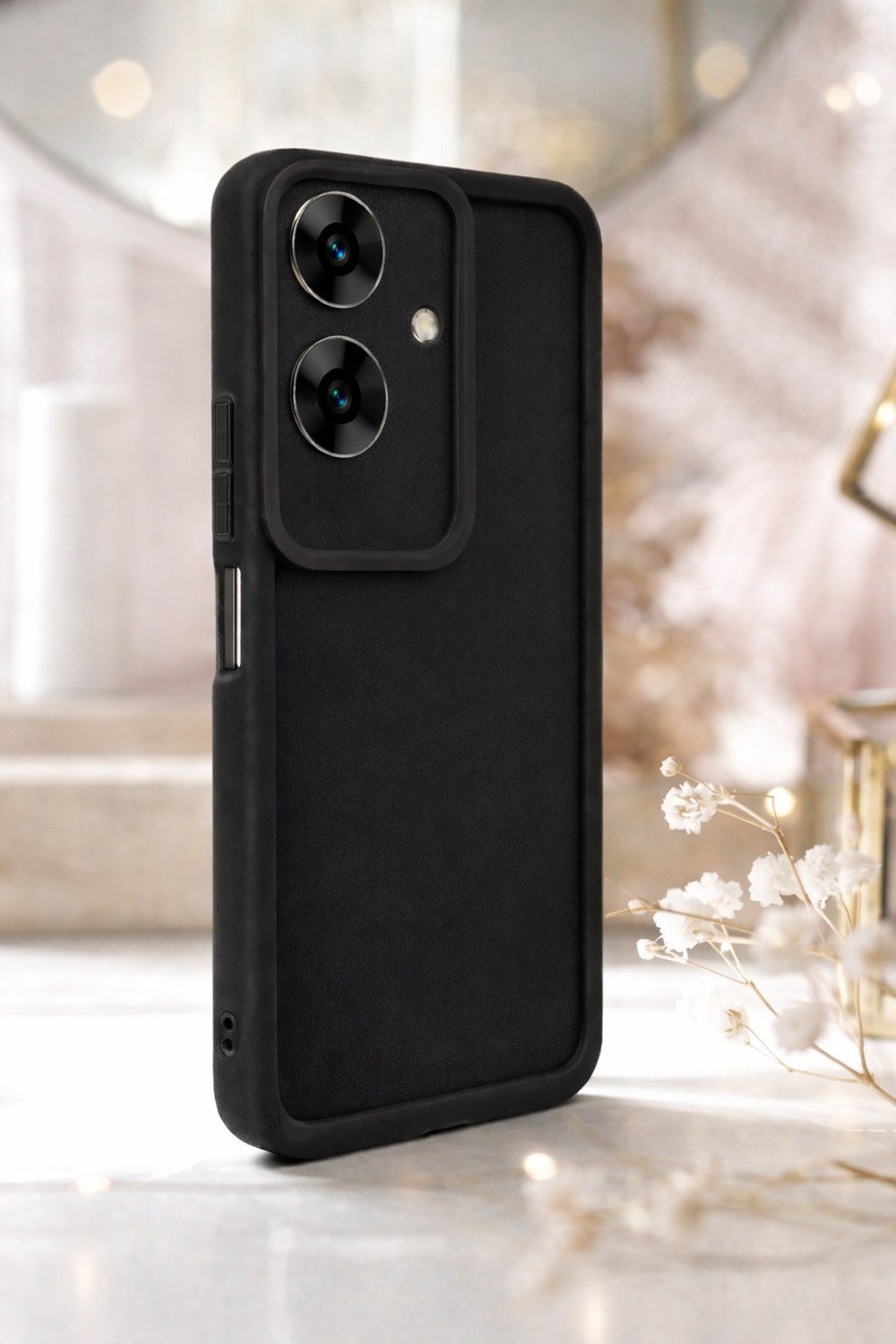 Realme C61 Uyumlu Kamera Çıkıntılı Mat Silikon Telefon Kılıfı