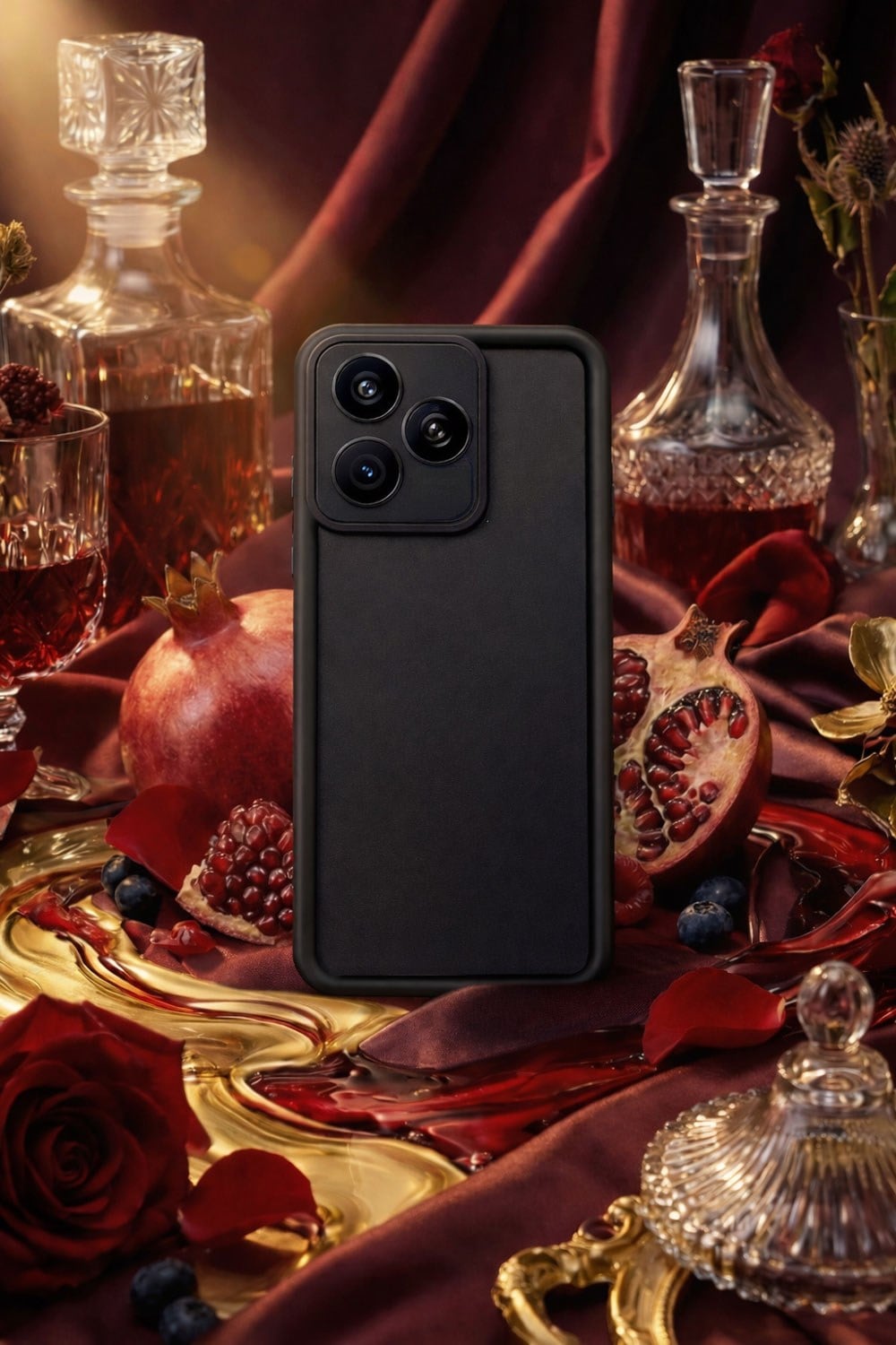 Realme C63 Uyumlu Kamera Çıkıntılı Mat Silikon Telefon Kılıfı