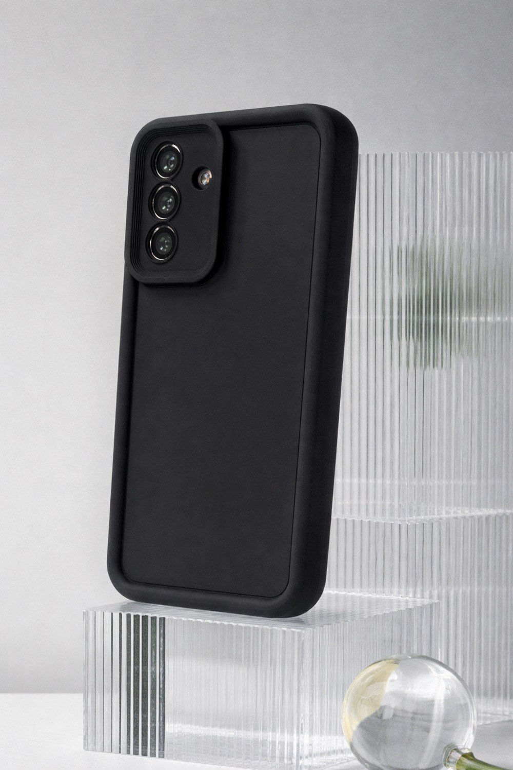 Samsung Galaxy A56 5G Uyumlu Kamera Çıkıntılı Mat Silikon Telefon Kılıfı