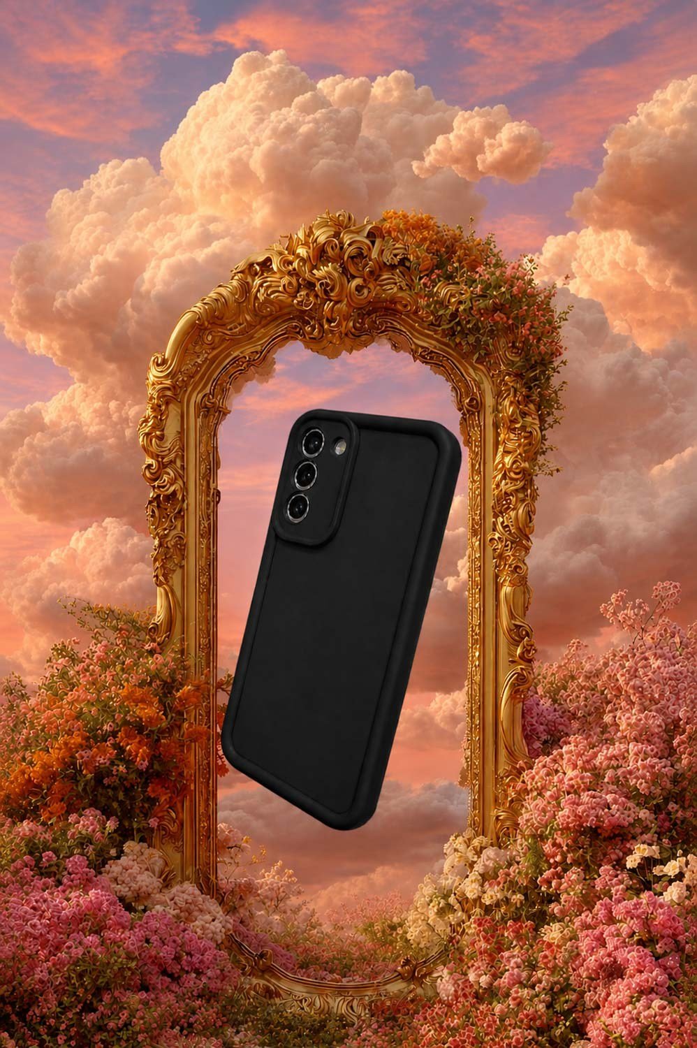 Samsung Galaxy S22+ VE S22PRO Uyumlu Kamera Çıkıntılı Mat Silikon Telefon Kılıfı