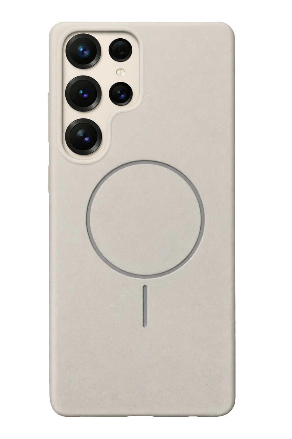 SAMSUNG Galaxy S25 Ultra Uyumlu İçi Kadife Magsafe Wireless Şarz Özellikli Taş Renkli Telefon Kılıfı