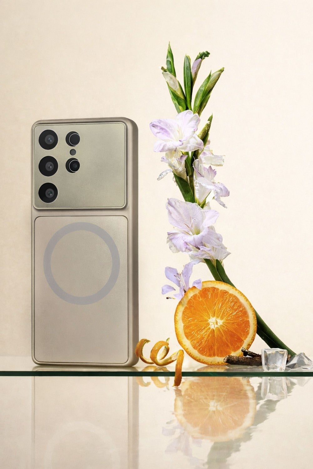 Samsung Galaxy S26 Ultra Uyumlu Kamera Korumalı Magsafe Wireless Şarj Özellikli Full Glass Arka Kapak