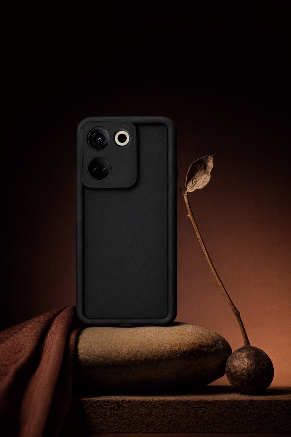 Tecno Camon20-4G/Camon20Pro-4G Uyumlu Kamera Çıkıntılı Mat Silikon Telefon Kılıfı